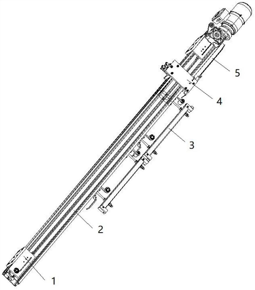 Light-load hanging belt type conveying system