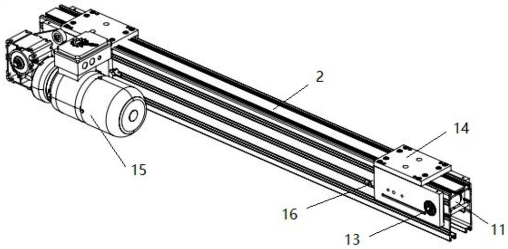 Light-load hanging belt type conveying system