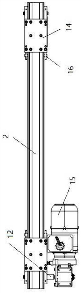 Light-load hanging belt type conveying system