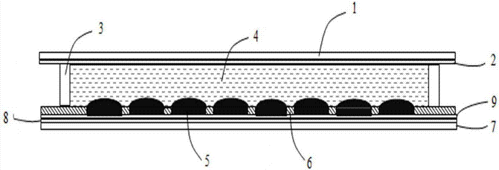 Electrowetting display device capable of controlling ink movement and preparation method thereof