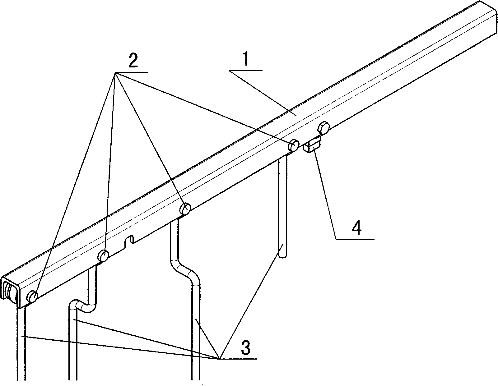 Liquid level sensor with rotatable type electrode