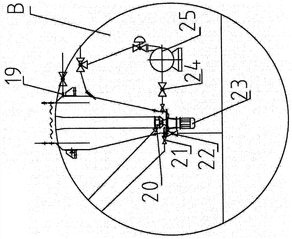 High-concentration saline wastewater energy-saving crystallization device