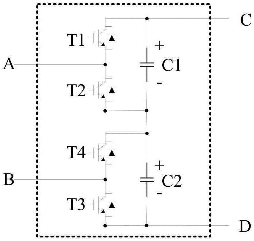 Dual-capacitor module based MMC type multi-port power electronic transformer