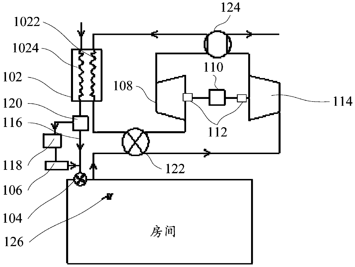 Compressed air heat exchange system