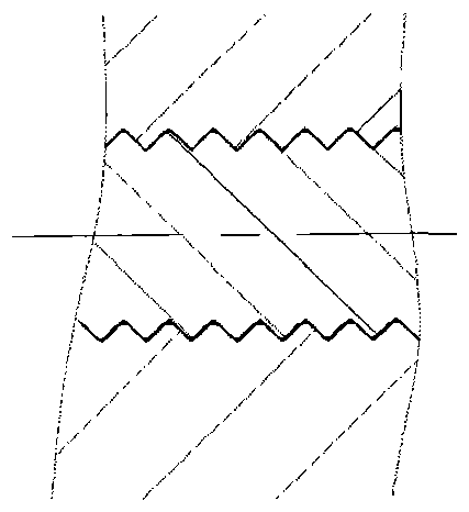 A planetary roller screw pair