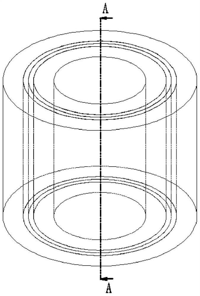 Polyurethane/ liquid-based composite explosion-proof structure and preparation method thereof