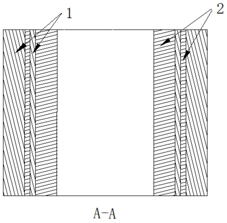 Polyurethane/ liquid-based composite explosion-proof structure and preparation method thereof