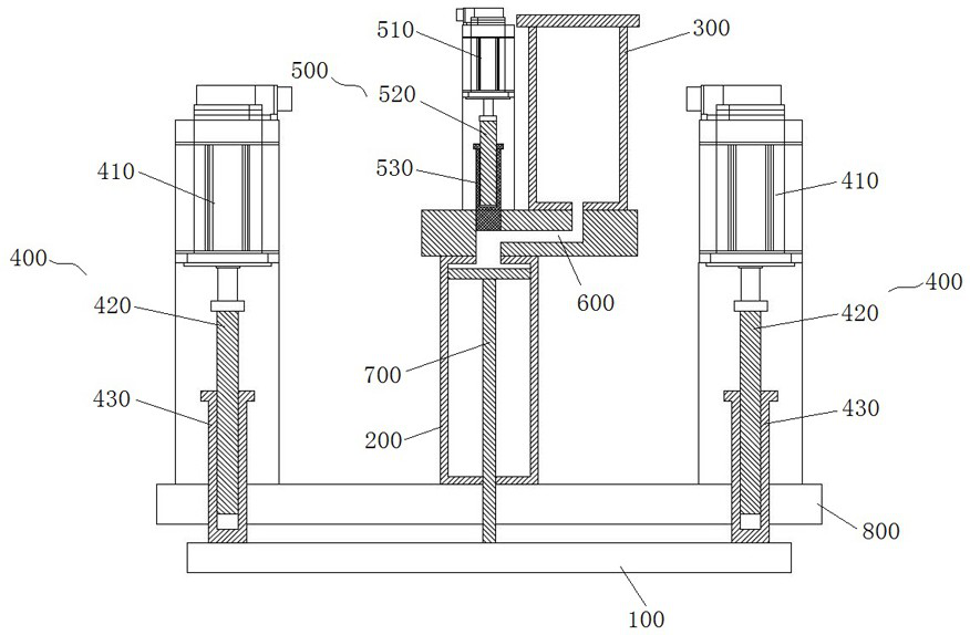 Servo quick pressure cylinder