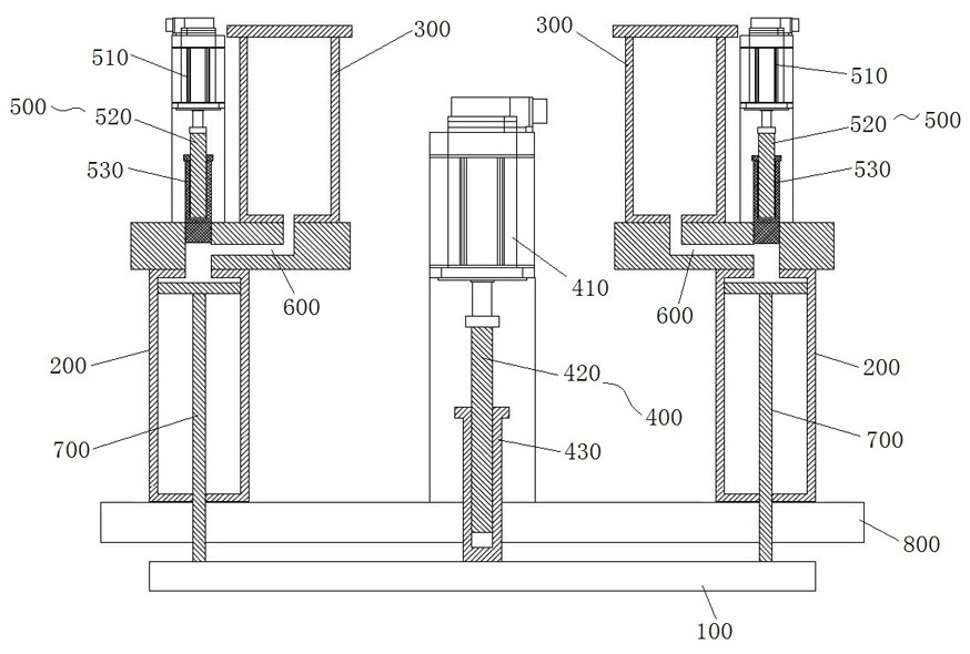 Servo quick pressure cylinder