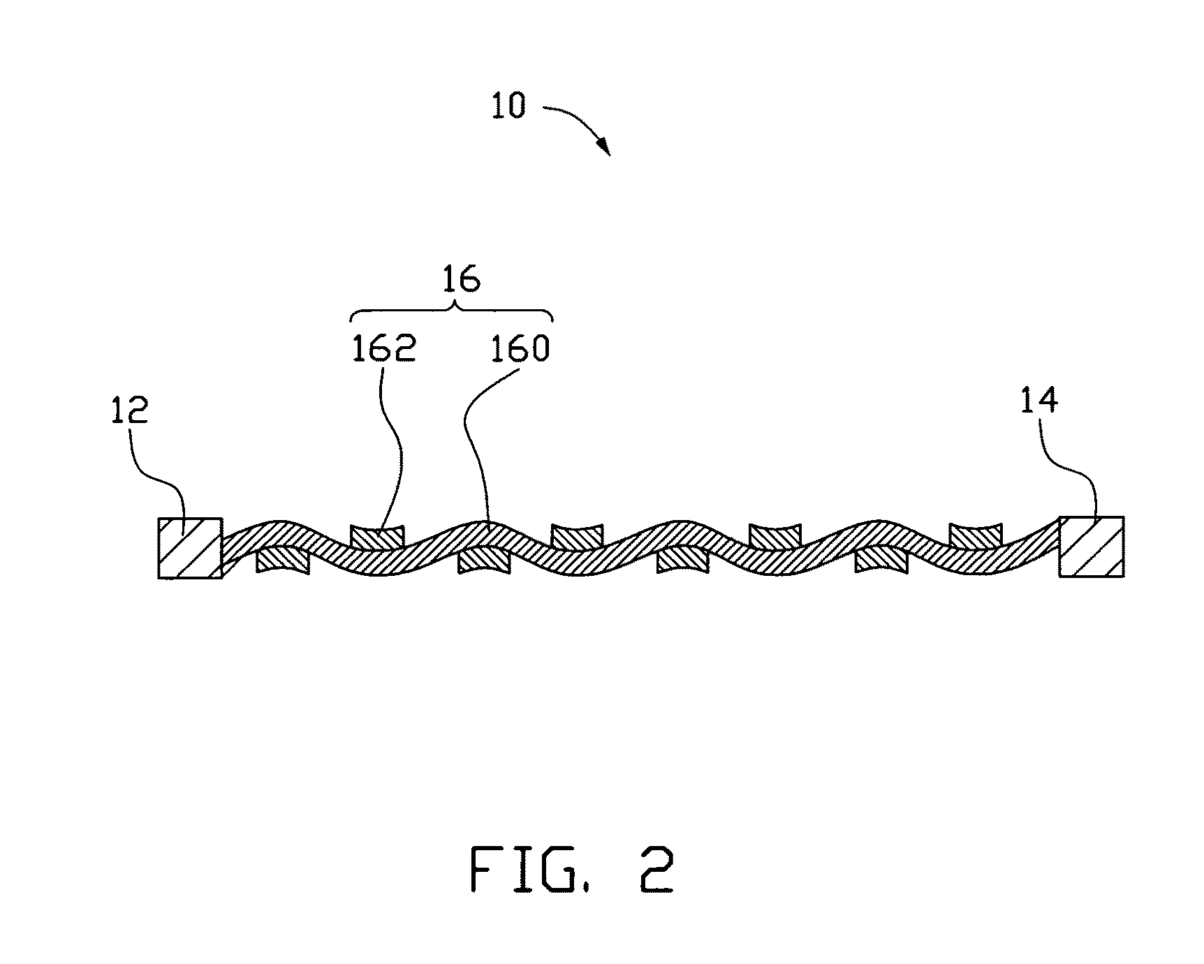 Carbon nanotube fabric and heater adopting the same