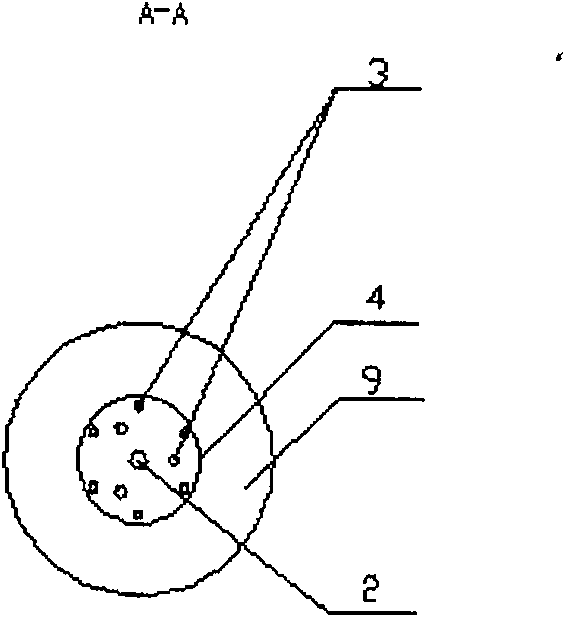 Multi-jet composite fluidized bed gasification device for coal and biomass