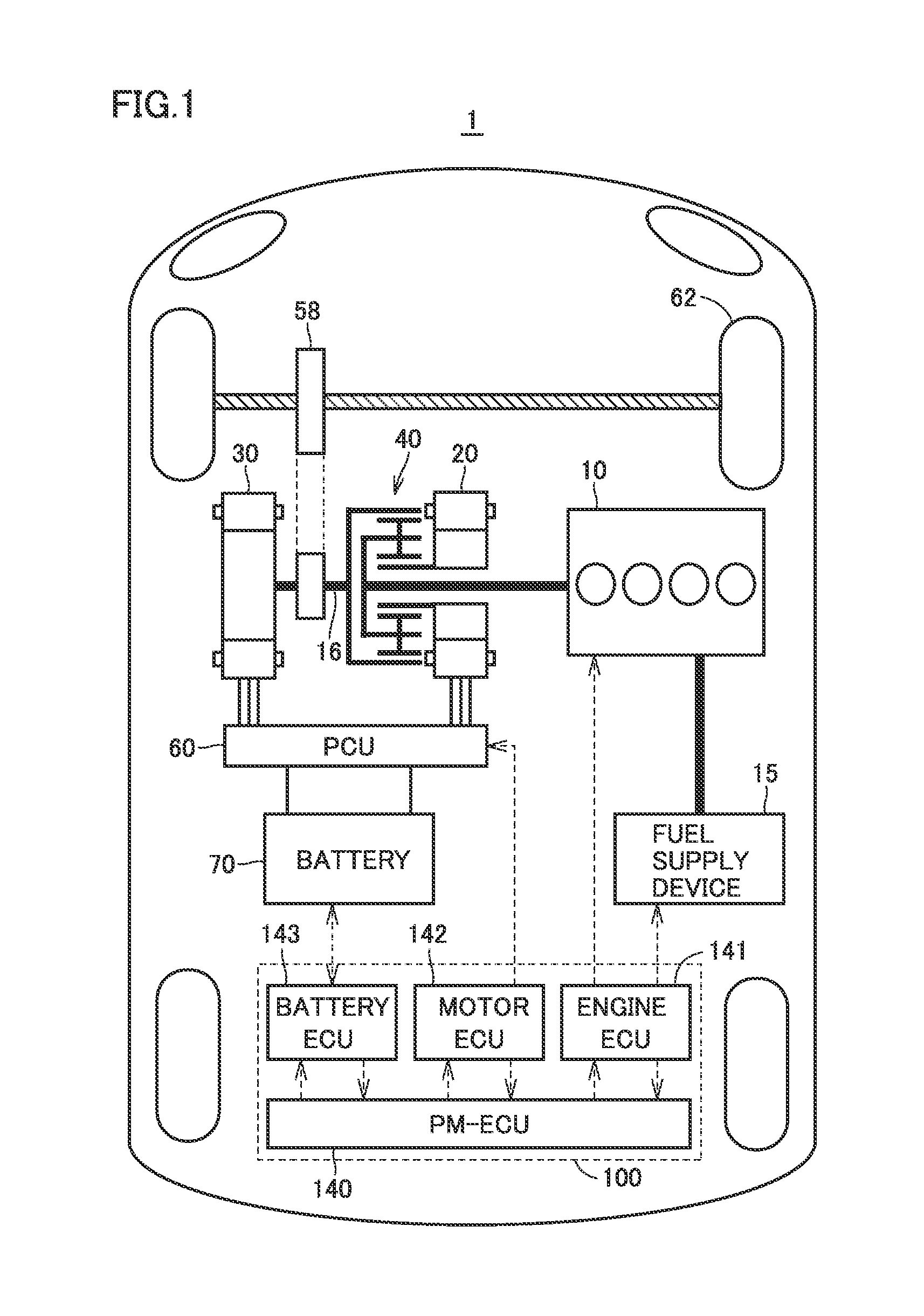 Control device for vehicle