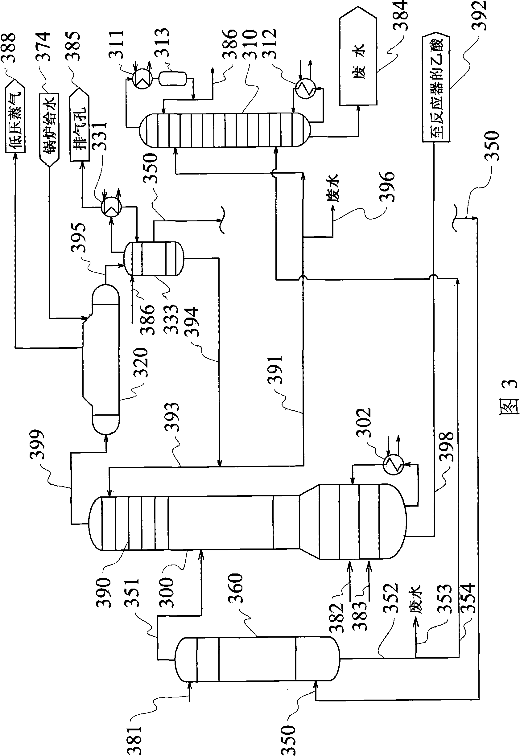 System and method for acetic acid dehydration