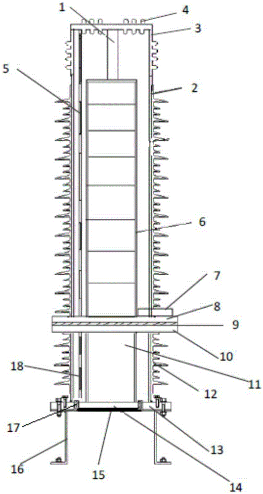 Direct current voltage divider and capacitance and dielectric loss detection method thereof