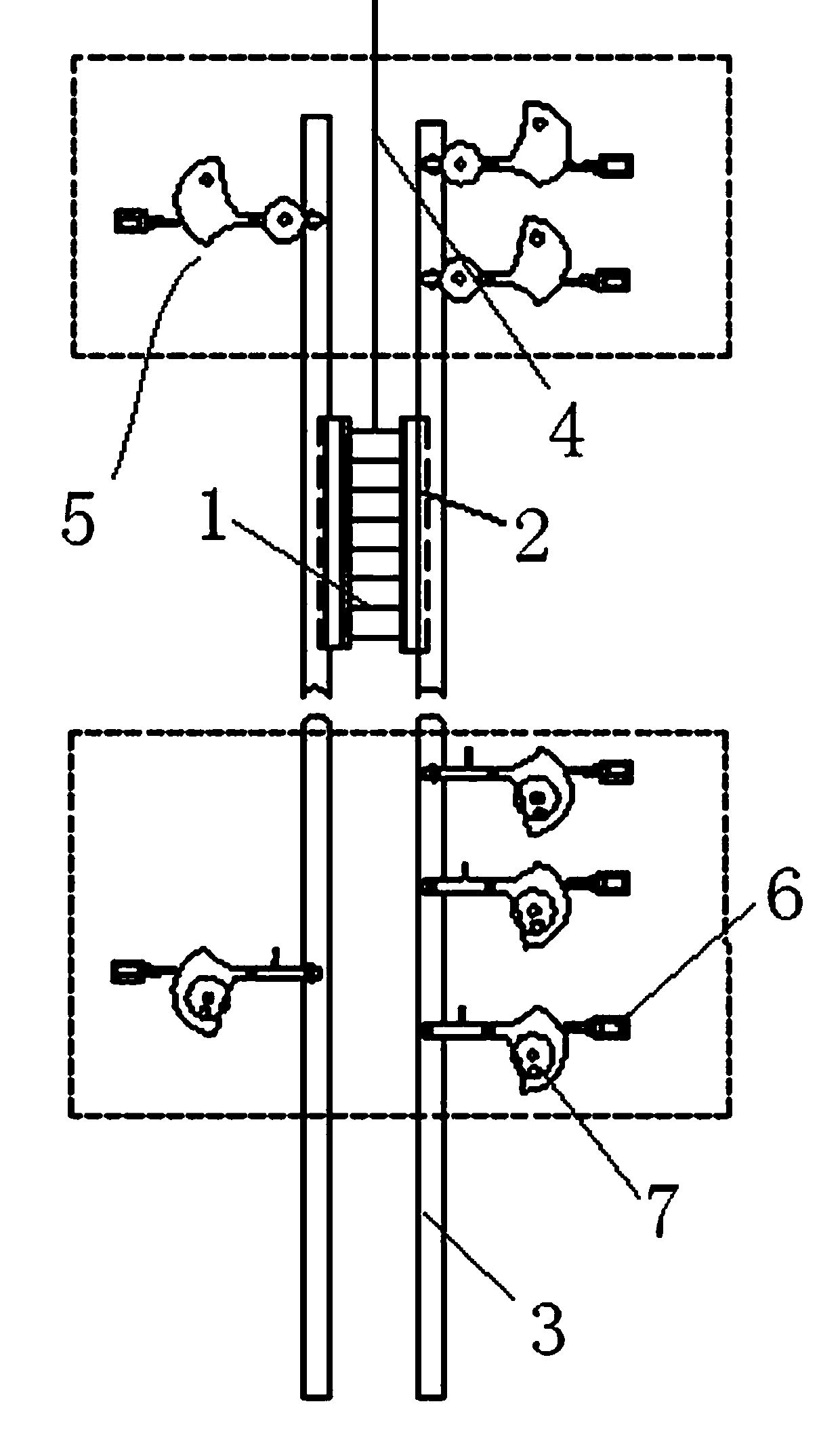 Safety interlocking device of thin oil sealing dry gas holder