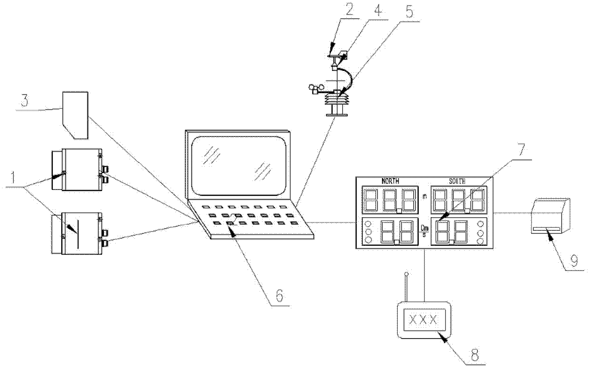 Laser berthing and environment monitoring system