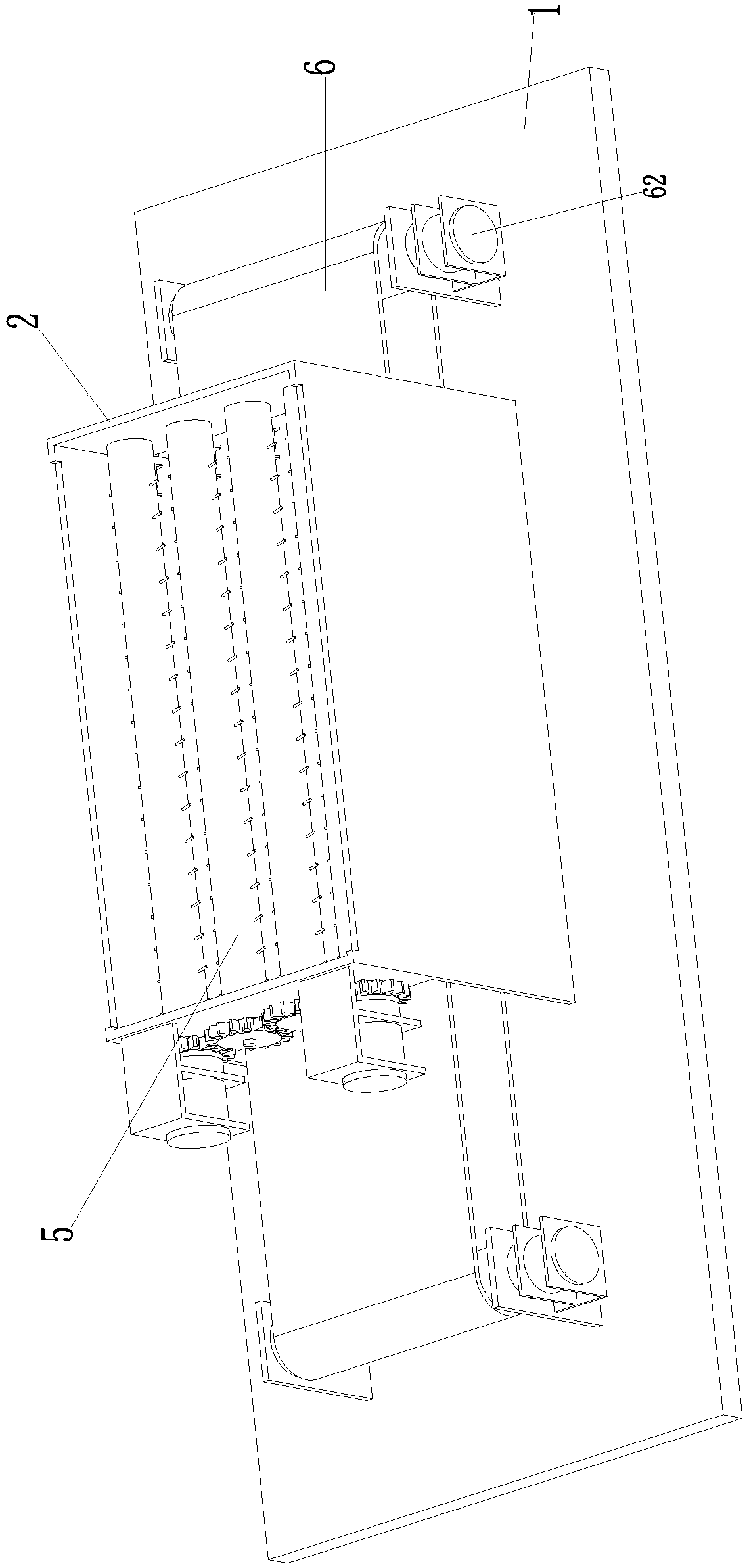 Soil remediation device capable of filtering metal elements