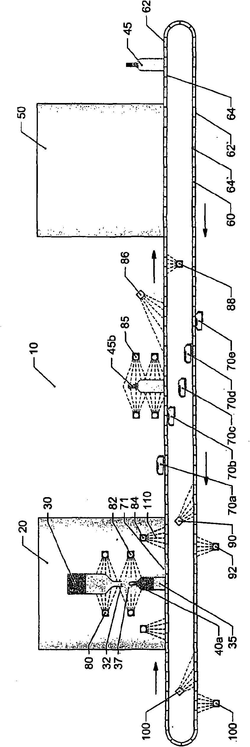 Method for cleaning beverage filling lines