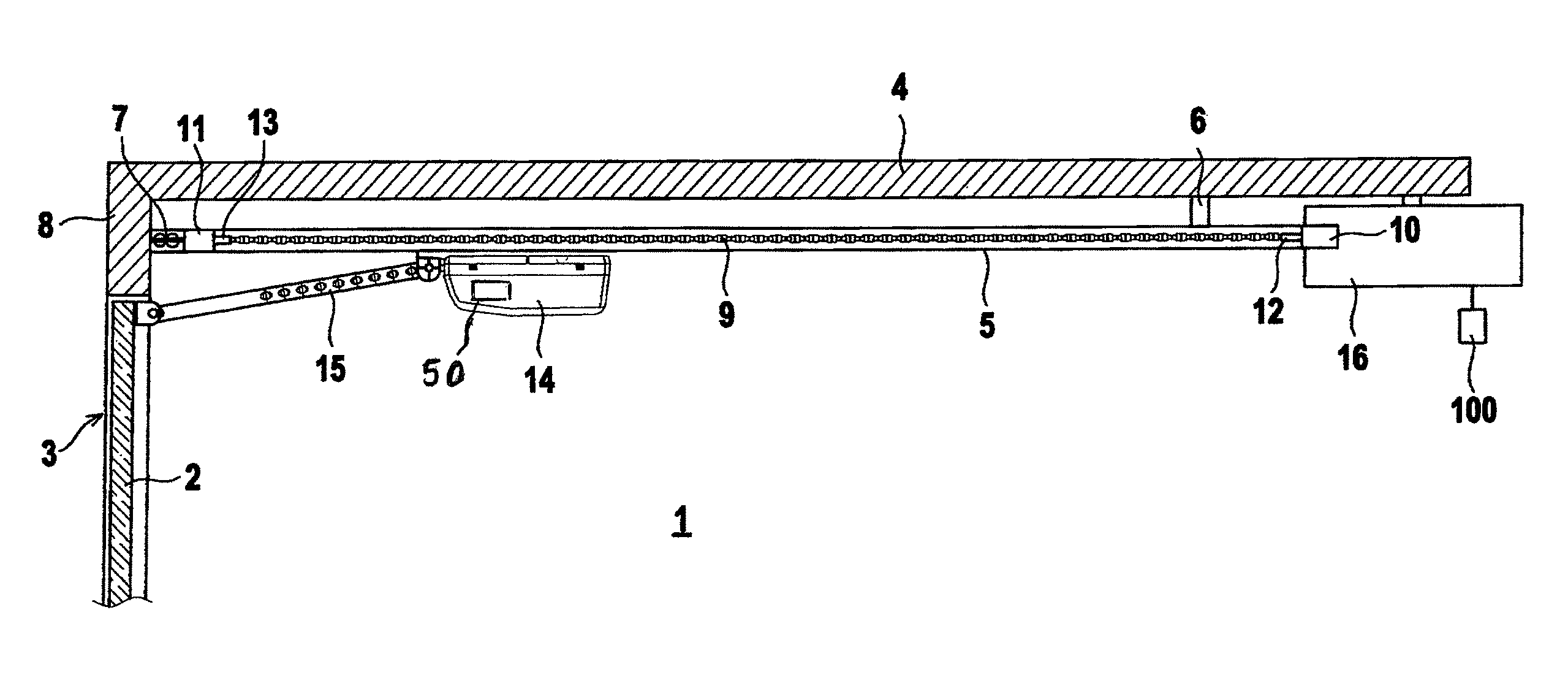 Drive unit for garage doors with universal electric connection options