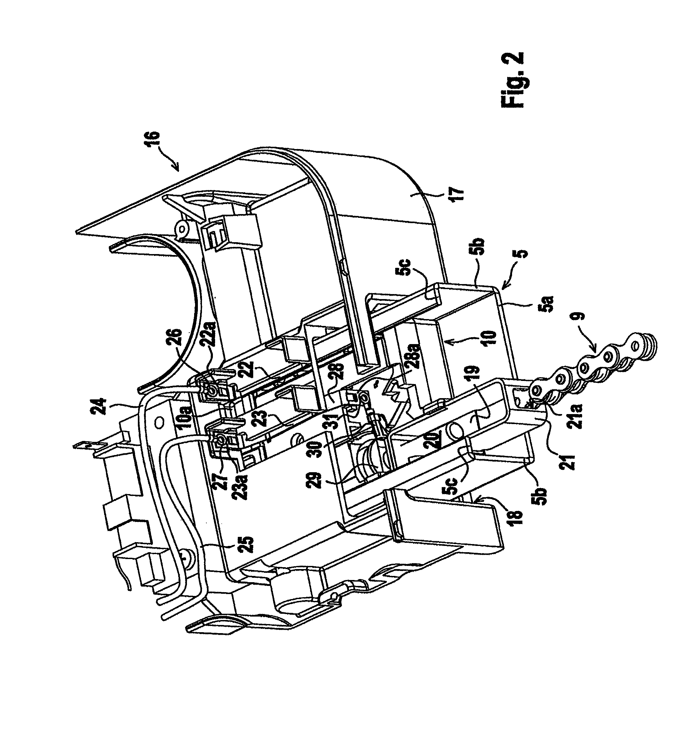 Drive unit for garage doors with universal electric connection options