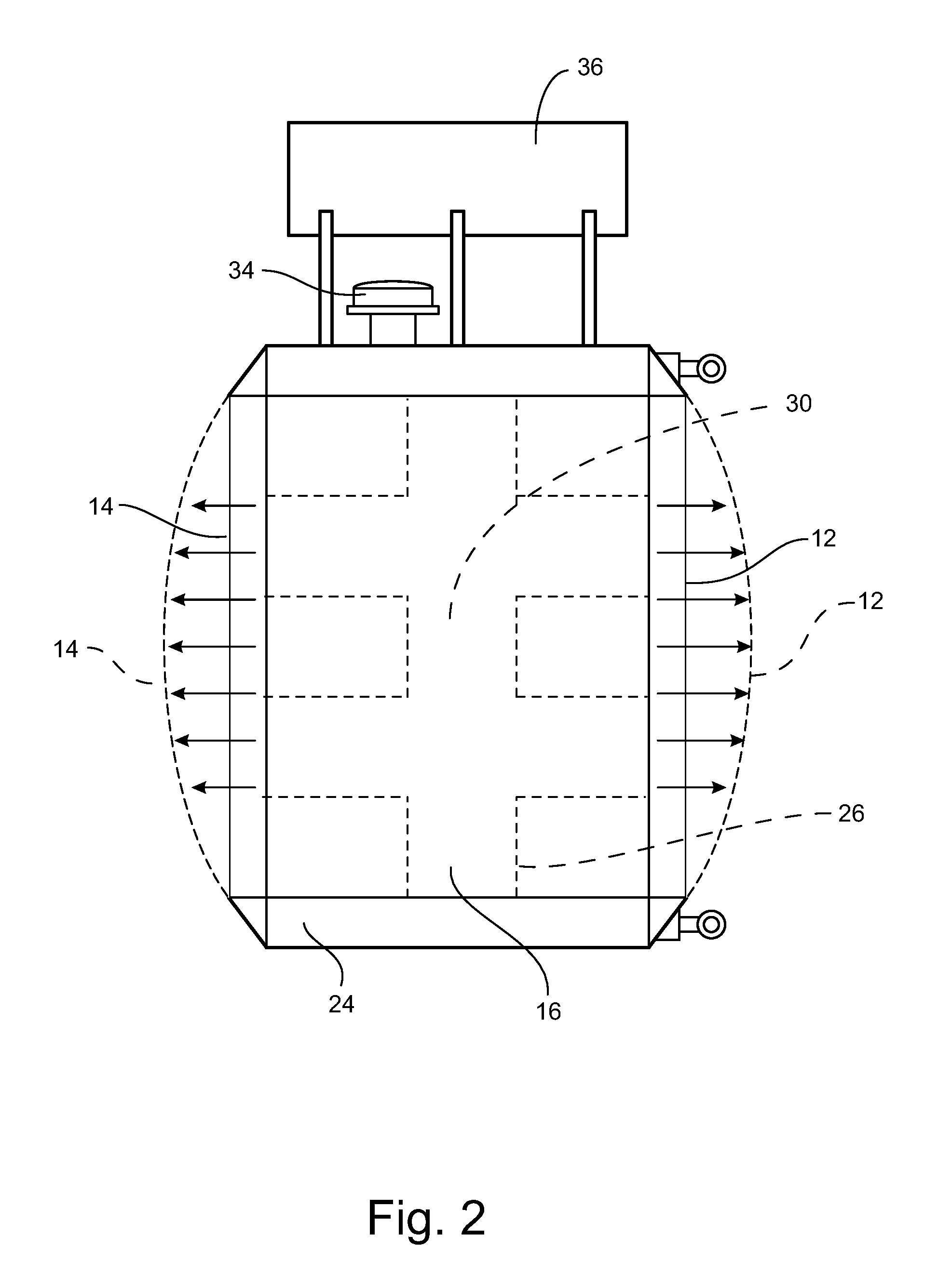 Endoskeletal transformer tank