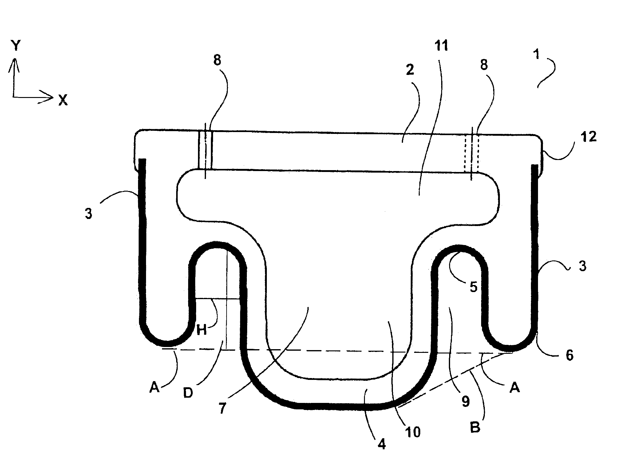 Spacer profiles for double glazings