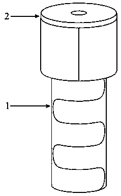 Screw insulating device for six-surface top press