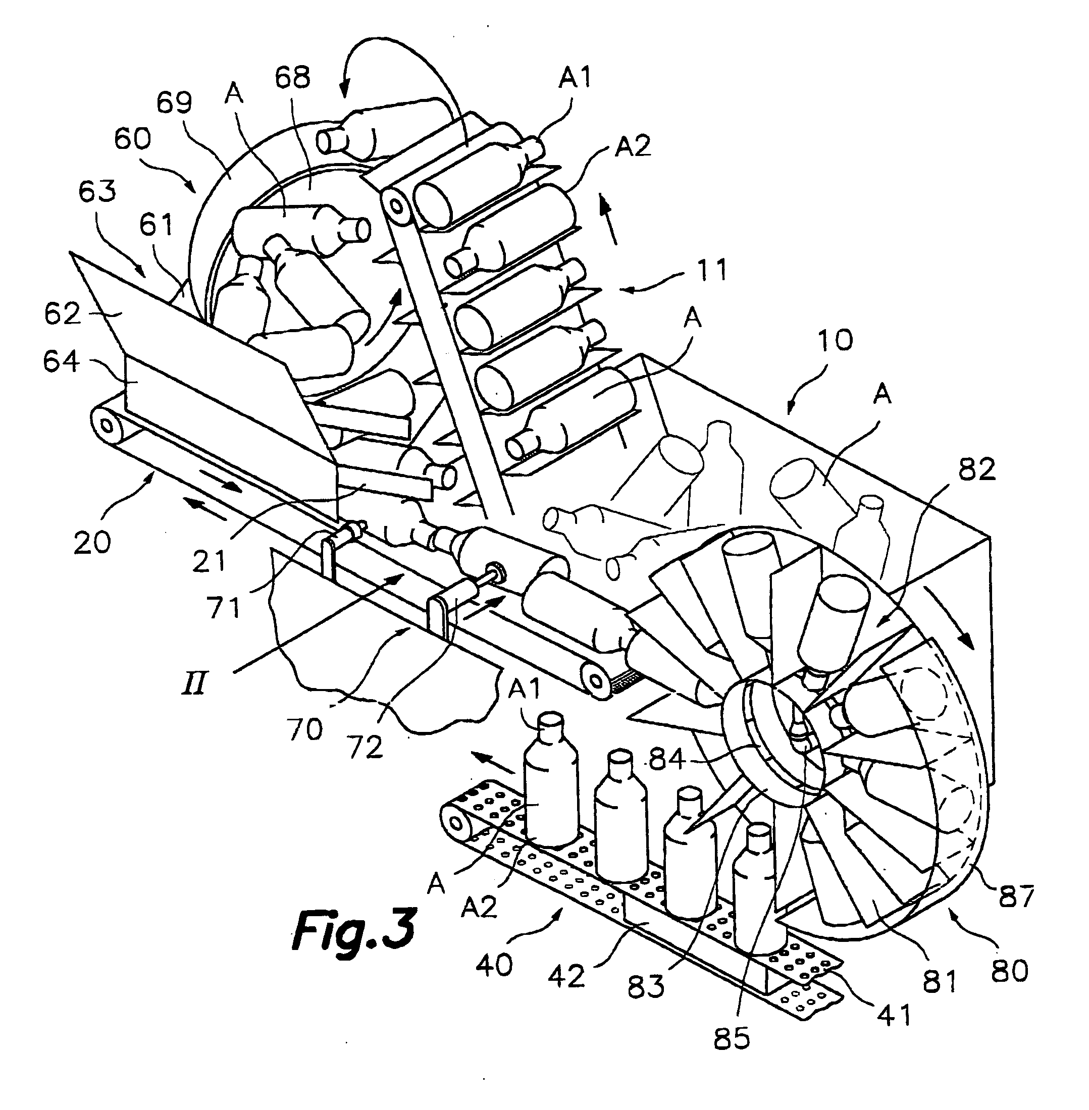 Automatic linear machine for orienting and aligning articles