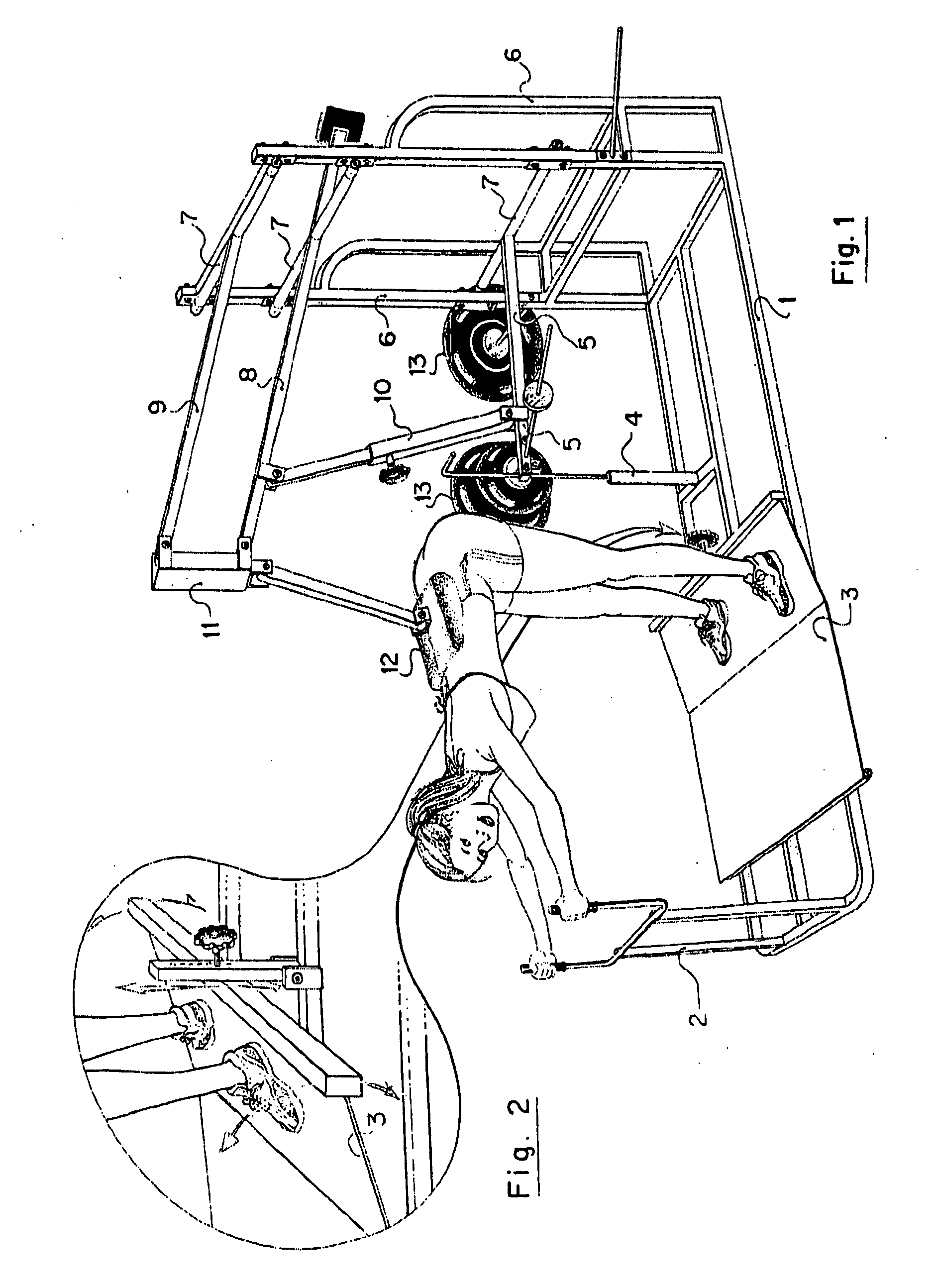 Squatting apparatus without spinal column compression