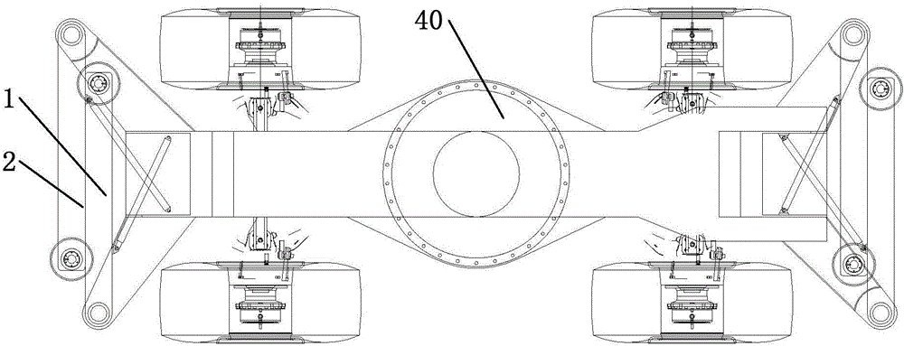 Frame structure and crane