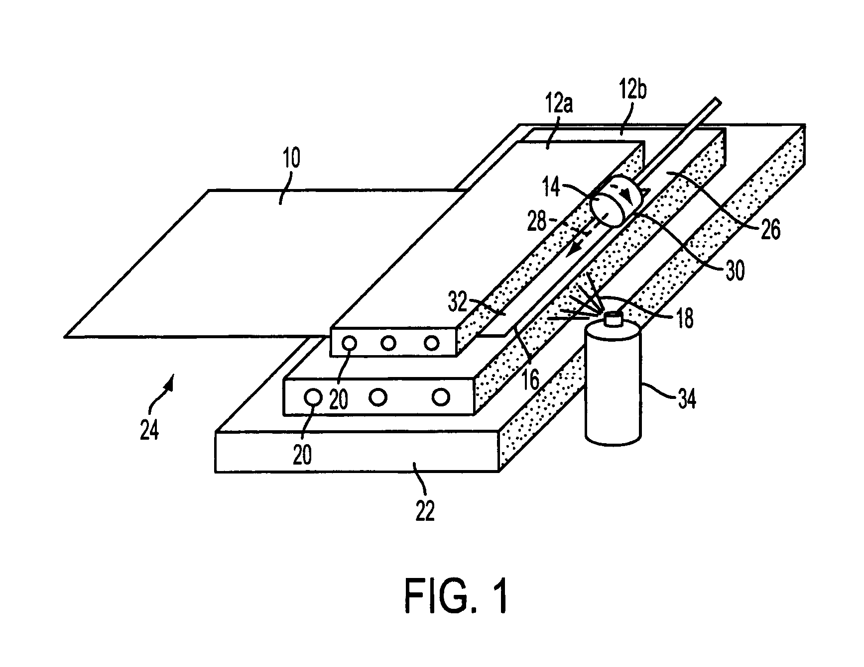 Chamfering of laminate layers