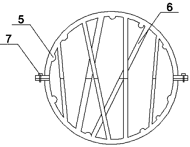 Manufacturing method of flow-separated ball carrier for sewage treatment