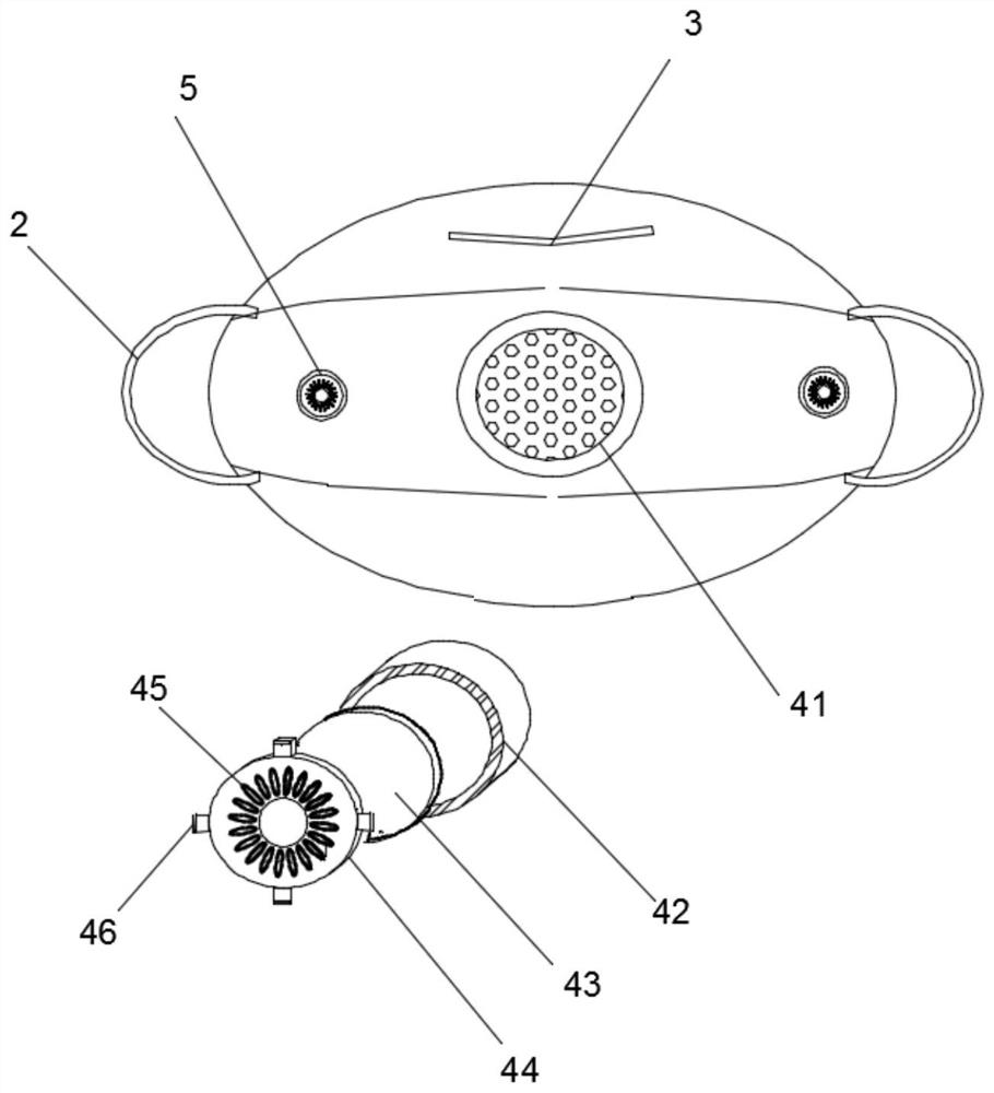 Physiotherapy intelligent mask capable of relieving rhinitis