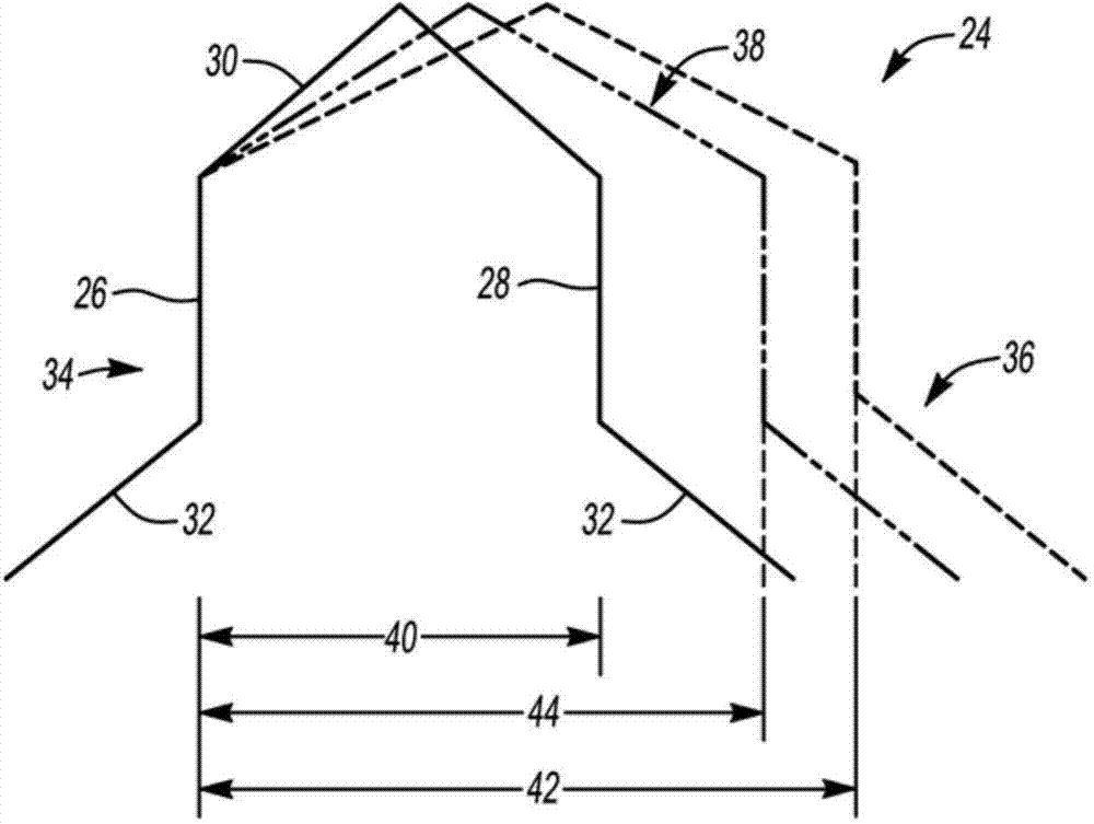 Bar wound stator winding layout with long-pitched and short-pitched coils