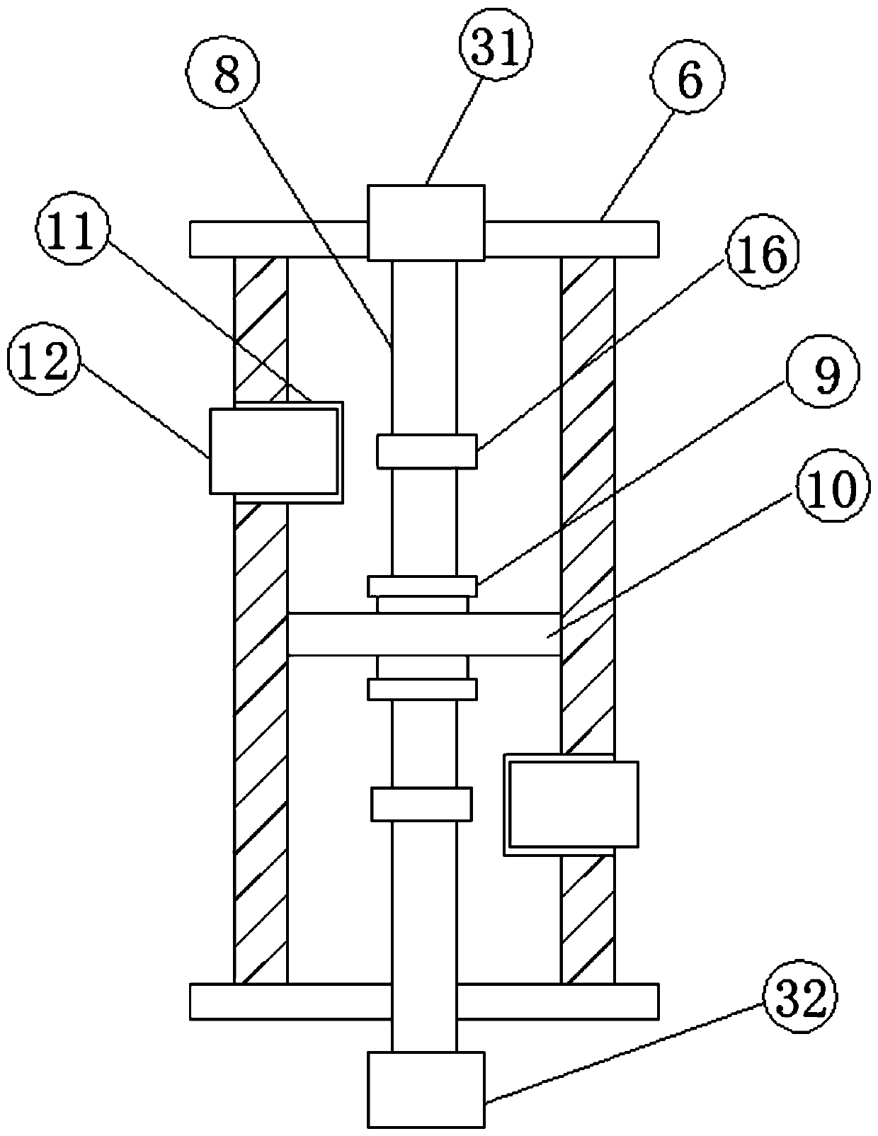 Portable measuring device with adjustable depth for geotechnical geological investigation