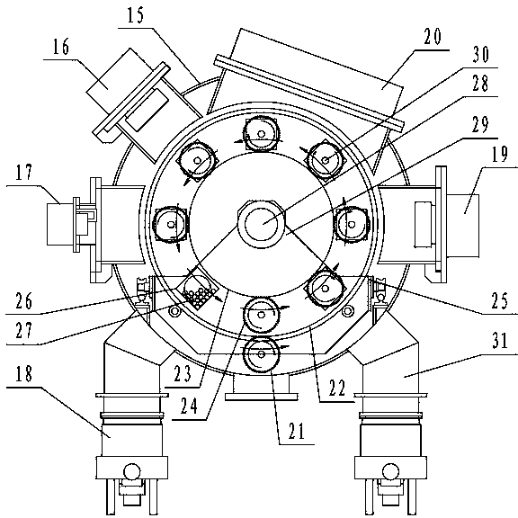 Composite coating equipment and manufacturing method for neodymium iron boron rare-earth permanent magnetic device