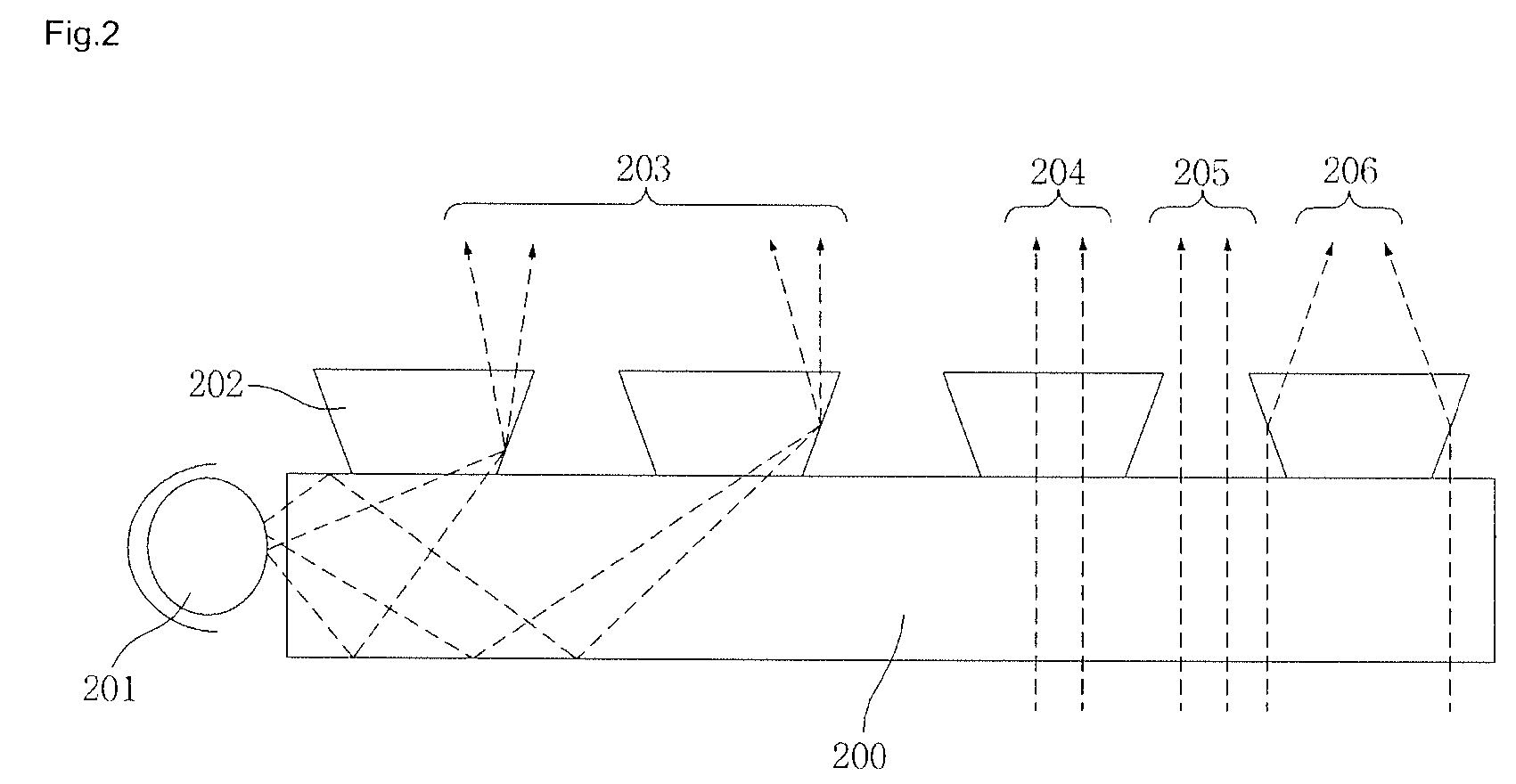 Transparent see-through display device