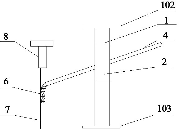 An auxiliary tool for installing and disassembling indoor cable terminals