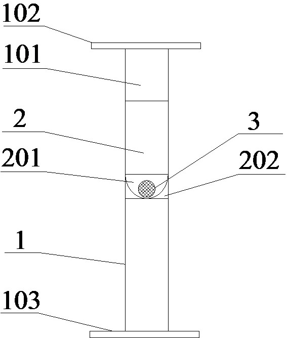 An auxiliary tool for installing and disassembling indoor cable terminals