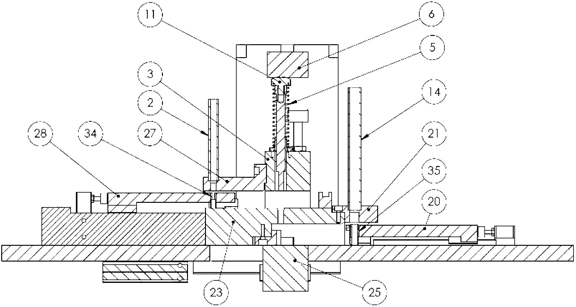 Full automatic pressing machine for plastic inserts