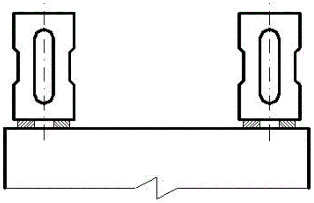 A rail-holding rail transit bridge evacuation maintenance platform