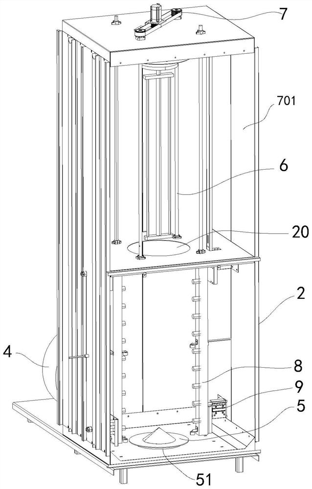 Filter element recovery method and device for elevator collaborative production line