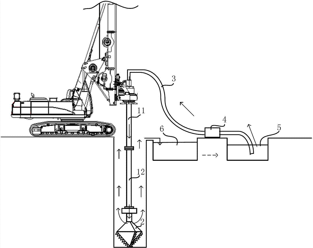 Rotary drilling rig and bittern collecting method