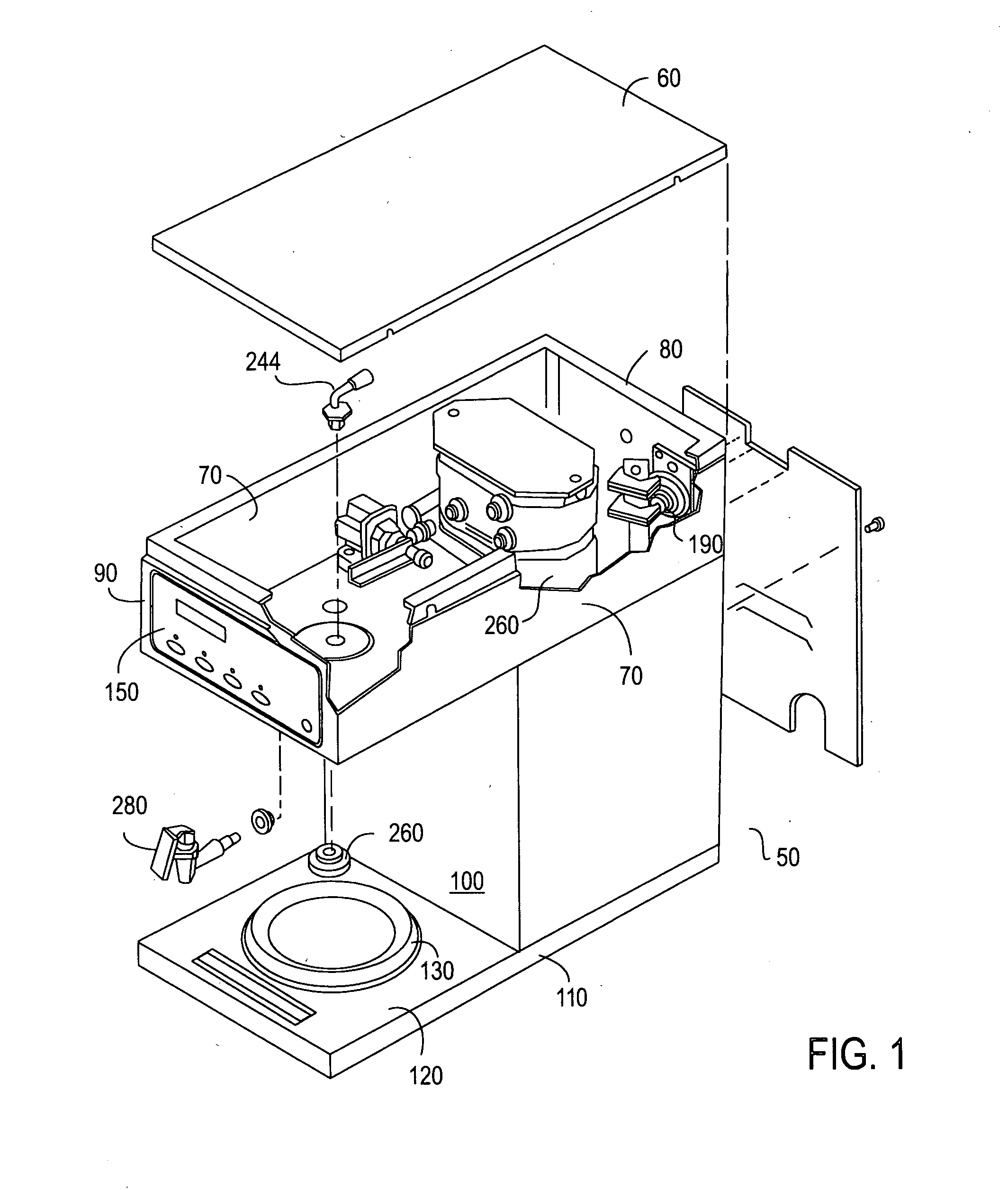 Brewing apparatus with pre-infusion and pulse brewing