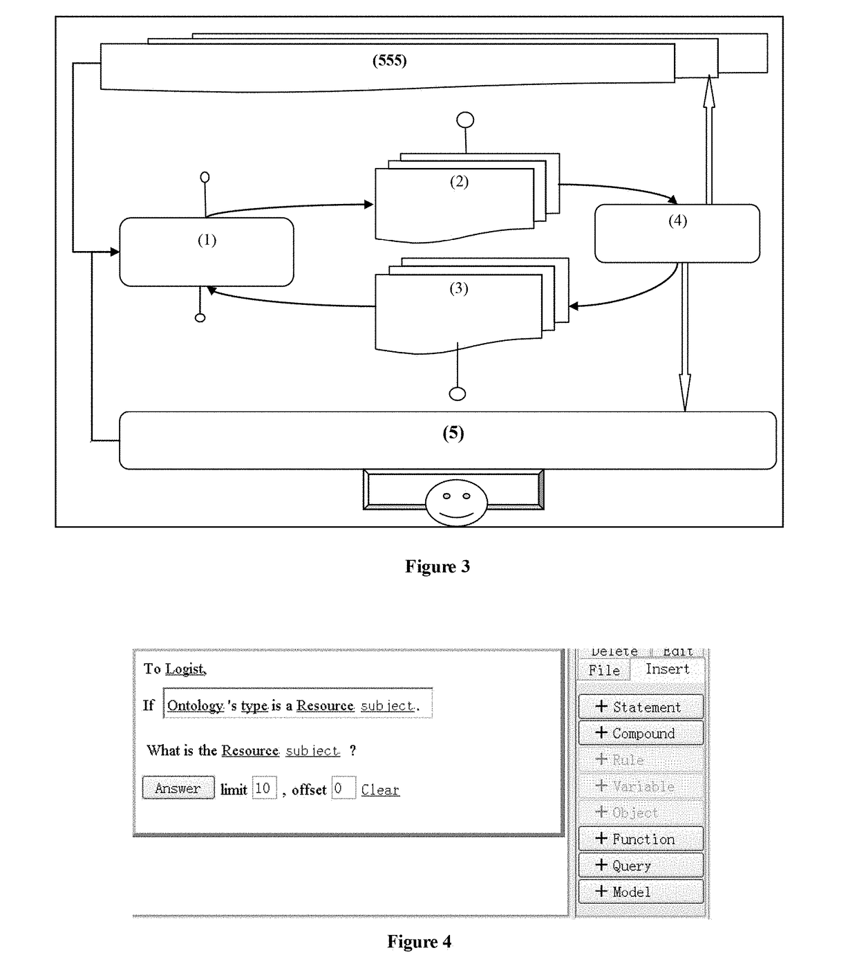 Quasi natural language man-machine conversation device base on semantic logic