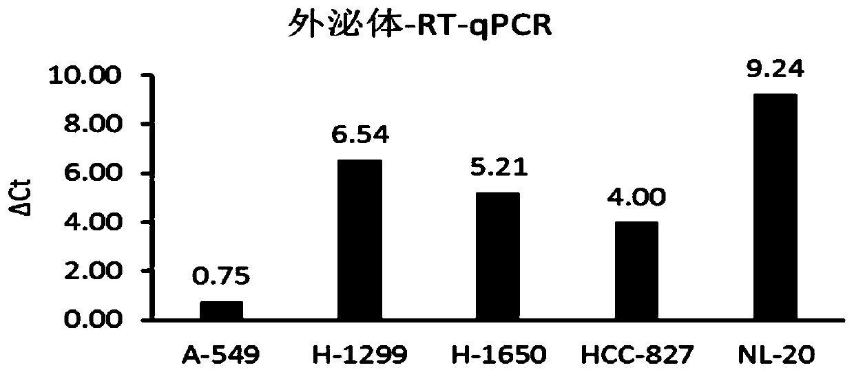 Application of ASPH gene in exosome in lung cancer early diagnosis kit