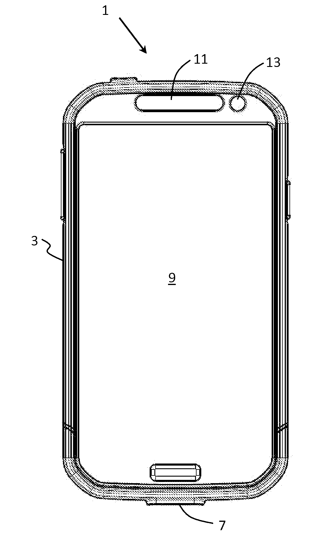 Protective case for mobile electronic device