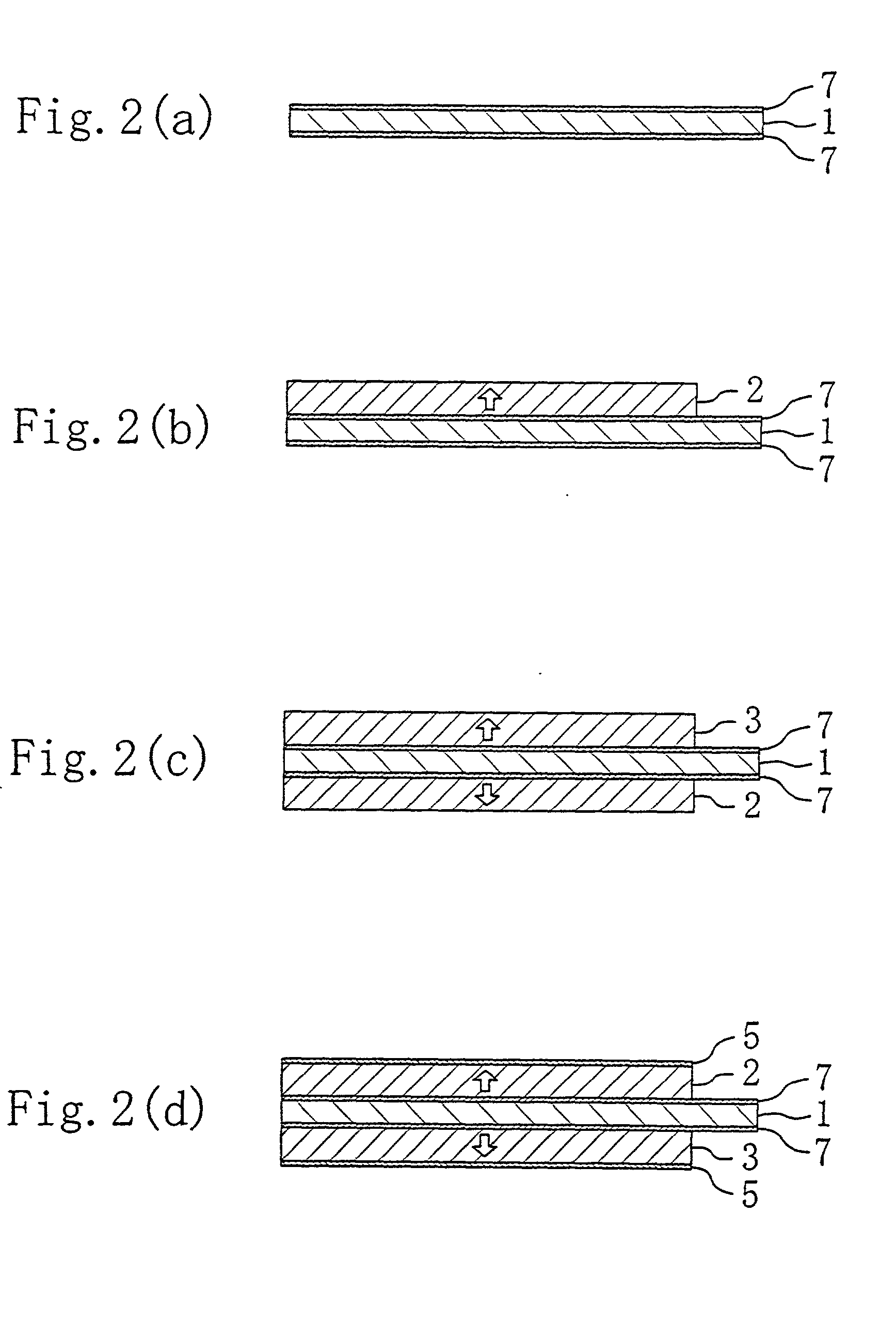 Thin-film piezoelectric bimorph element, mechanical detector and inkjet head using the same, and methods of manufacturing the same