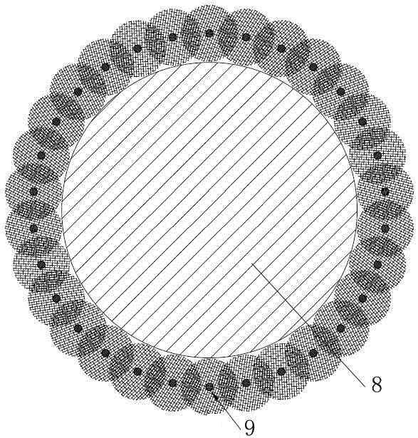 Novel TBM (tunnel boring machine) with pipe shed construction ability and construction method thereof