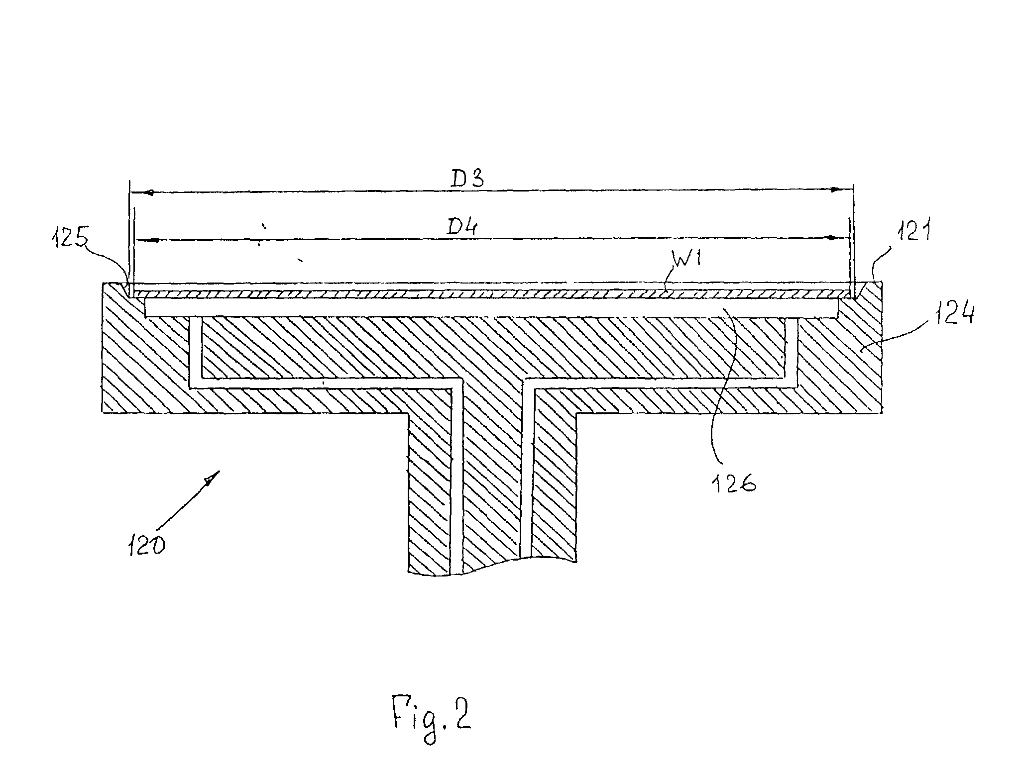 Temperature-controlled substrate holder for processing in fluids